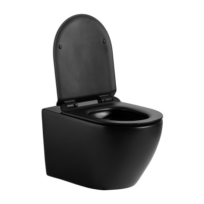 Комплект унитаза с инсталляцией Agger ATI03144+APB100, кнопка смыва хром-6