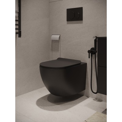 Комплект унитаза с инсталляцией Agger ATI03144+APB144, кнопка смыва черная-7