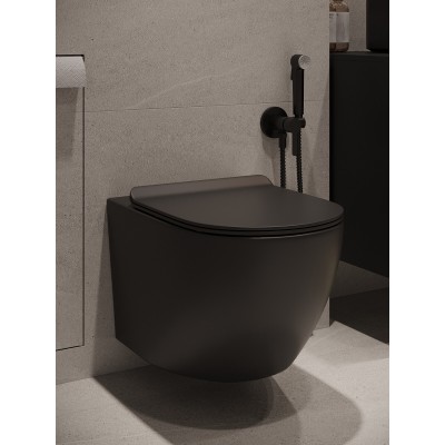 Комплект унитаза с инсталляцией Agger ATI03144+APB244, кнопка смыва черная-7