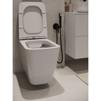 Комплект унитаза с инсталляцией Agger ATI04100+APB100, кнопка смыва хром-10