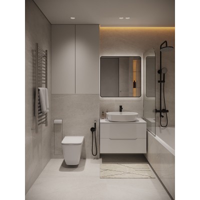 Комплект унитаза с инсталляцией Agger ATI04100+APB100, кнопка смыва хром-12