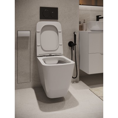 Комплект унитаза с инсталляцией Agger ATI04100+APB144, кнопка смыва черная-10