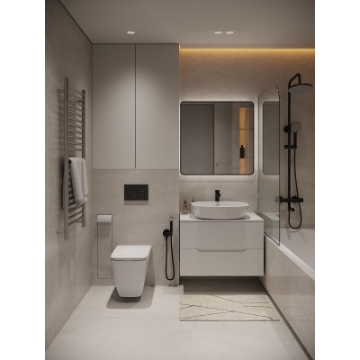 Комплект унитаза с инсталляцией Agger ATI04100+APB144, кнопка смыва черная-12