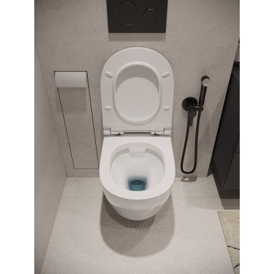 Комплект унитаза с инсталляцией Agger ATI05100+APB144, кнопка смыва черная-8