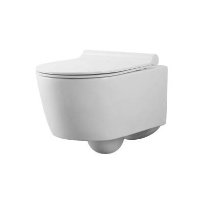 Комплект унитаза с инсталляцией Agger ATI05100+APB200, кнопка смыва хром-3