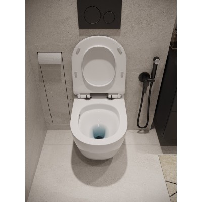 Комплект унитаза с инсталляцией Agger ATI09150+APB144, кнопка смыва черная-8