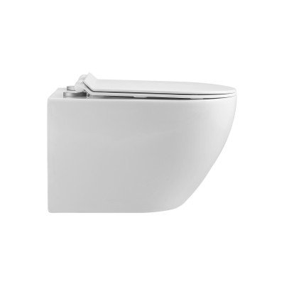 Комплект унитаза с инсталляцией Agger ATI09150L+APB100, кнопка смыва хром-6