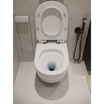 Комплект унитаза с инсталляцией Agger ATI09150L+APB100, кнопка смыва хром-8