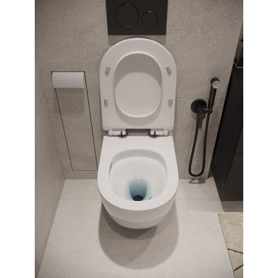 Комплект унитаза с инсталляцией Agger ATI09150L+APB144, кнопка смыва черная-8