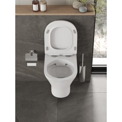 Комплект унитаза с инсталляцией Orange CI01-100W+APB200, кнопка смыва хром-8