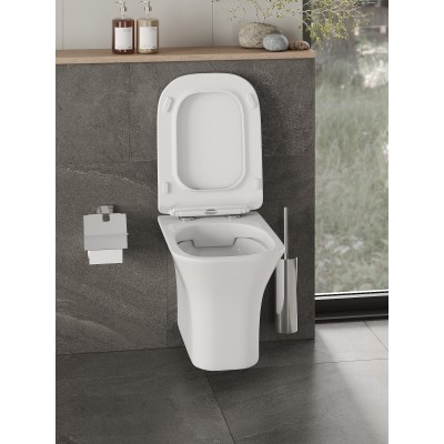 Комплект унитаза с инсталляцией Orange CI02-100W+APB100, кнопка смыва хром-7