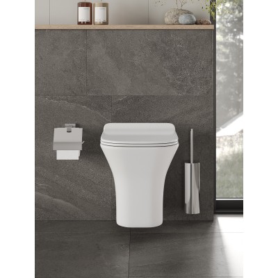 Комплект унитаза с инсталляцией Orange CI02-100W+APB244, кнопка смыва черная-4