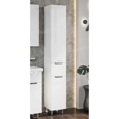 Пенал Francesca Доминго 30 белый, правый, с подсветкой-3 Пенал Francesca Доминго 30 белый, правый, с подсветкой-3