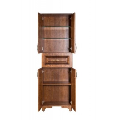 Пенал Vod-ok Дубэлла 60 напольный, орех-1