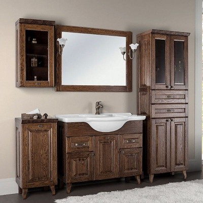 Пенал Vod-ok Дубини 60 напольный, венге-1