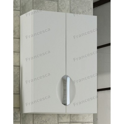 Шкаф навесной Francesca Доминго 50 белый, с подсветкой-2
