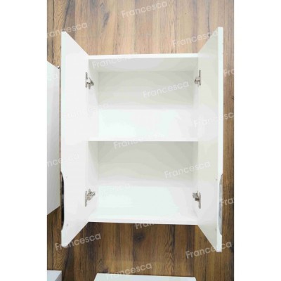 Шкаф навесной Francesca Доминго 50 белый, с подсветкой-3