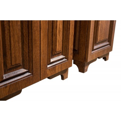 Тумба напольная Vod-ok Дубэлла 45, правая, орех-6