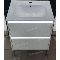 Тумба с раковиной Francesca Avanti Panda 60,DR-04-60, напольная, с подсветкой, бежевая Тумба с раковиной Francesca Avanti Panda 60,DR-04-60, напольная, с подсветкой, бежевая