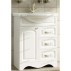 Тумба с раковиной Francesca Империя 65 белый (1дв+3ящ, ум. Элеганс 65) с подсветкой--small-2