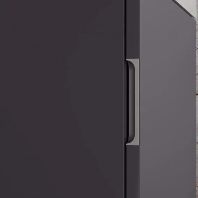 Тумба с раковиной Style Line Моно 50, напольная, графит нубук раковина кварц антрацит-1