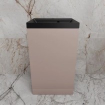 Тумба с раковиной Style Line Моно 50, напольная, санд пудровый раковина кварц антрацит