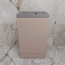 Тумба с раковиной Style Line Моно 50, напольная, санд пудровый раковина кварц серый шелк