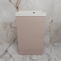 Тумба с раковиной Style Line Моно 50, напольная, санд пудровый раковина кварц жасмин