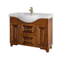 Тумба с раковиной Vod-ok Дубэлла 105 напольная, орех Тумба с раковиной Vod-ok Дубэлла 105 напольная, орех