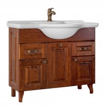 Тумба с раковиной Vod-ok Дубини 105 напольная, орех Тумба с раковиной Vod-ok Дубини 105 напольная, орех