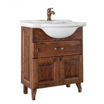 Тумба с раковиной Vod-ok Дубини 65 напольная, орех Тумба с раковиной Vod-ok Дубини 65 напольная, орех