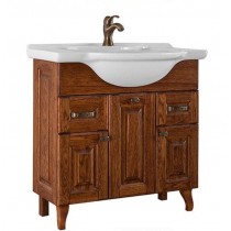 Тумба с раковиной Vod-ok Дубини 85 напольная, орех Тумба с раковиной Vod-ok Дубини 85 напольная, орех