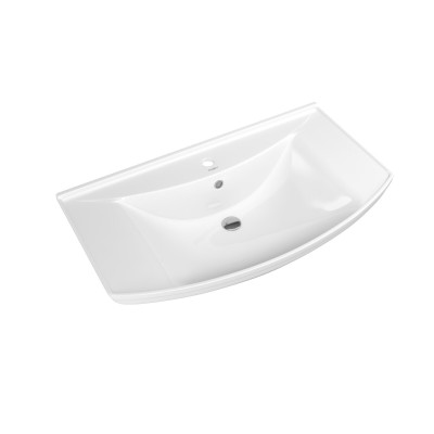 Тумба с раковиной Vod-ok Дубини 85 напольная, орех-7