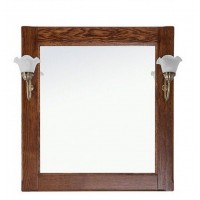 Зеркало Vod-ok Дубини 65, со светильником, орех Зеркало Vod-ok Дубини 65, со светильником, орех