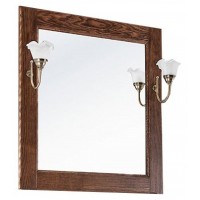 Зеркало Vod-ok Дубини 75, со светильником, венге