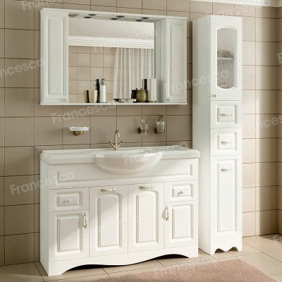 Комплект мебели для ванной комнаты Francesca Империя 120-4
