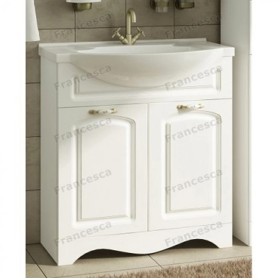 Комплект мебели для ванной комнаты Francesca Империя 75-2, левый-2