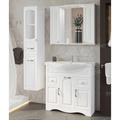 Комплект мебели для ванной комнаты Francesca Империя 90-2, с ящиками-4