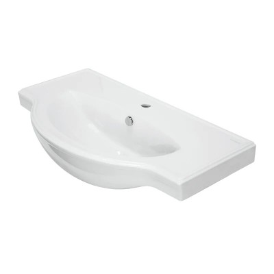 Тумба с раковиной Francesca Доминго 90 белый, с подсветкой (2ящ+3дв. ум. Classic 90), в разборе-5