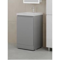 Тумба с раковиной Style Line Батлер 50 Люкс Plus, напольная, серый антискрейч Тумба с раковиной Style Line Батлер 50 Люкс Plus, напольная, серый антискрейч