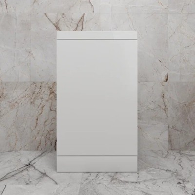 Тумба с раковиной Style Line Моно 50, напольная, белый глянец-1