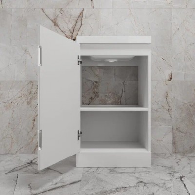 Тумба с раковиной Style Line Моно 50, напольная, белый софт-3