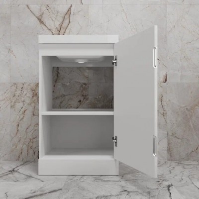 Тумба с раковиной Style Line Моно 50, напольная, белый софт-4