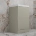 Тумба с раковиной Style Line Моно 50, напольная, санд серая галька--small-1
