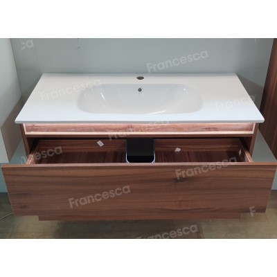 Тумба с раковиной Francesca Avanti Panda 100,DR-03-100, подвесная, дуб, с подсветкой-2