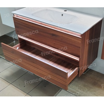 Тумба с раковиной Francesca Avanti Panda 100,DR-03-100, подвесная, дуб, с подсветкой-5