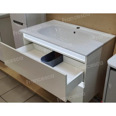 Тумба с раковиной Francesca Avanti Panda 80, DR-03B-80, подвесная, с подсветкой, бежевая-3