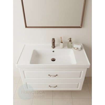 Тумба с раковиной Francesca Империя 90 подвесная-1