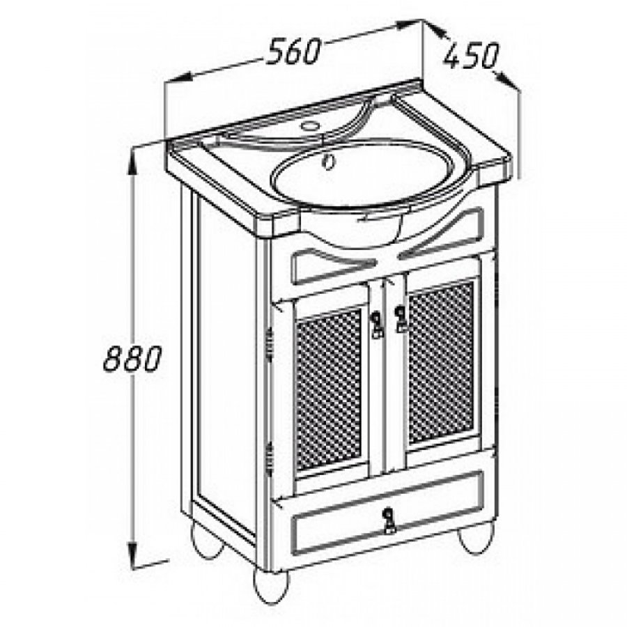 мебель в ванную тибет