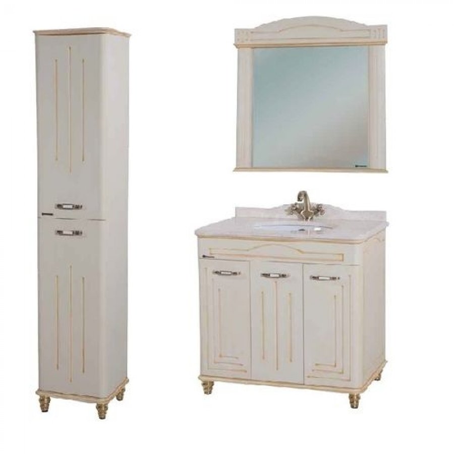 тумба с раковиной bellezza рокко 80 напольная